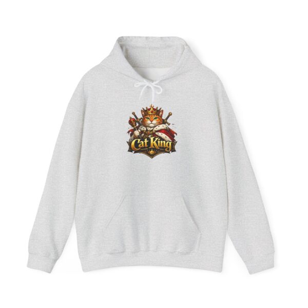 6634517238979202376_2048.jpeg Cat King Hoodie - Royal Cat Crown Graphic Sweatshirt