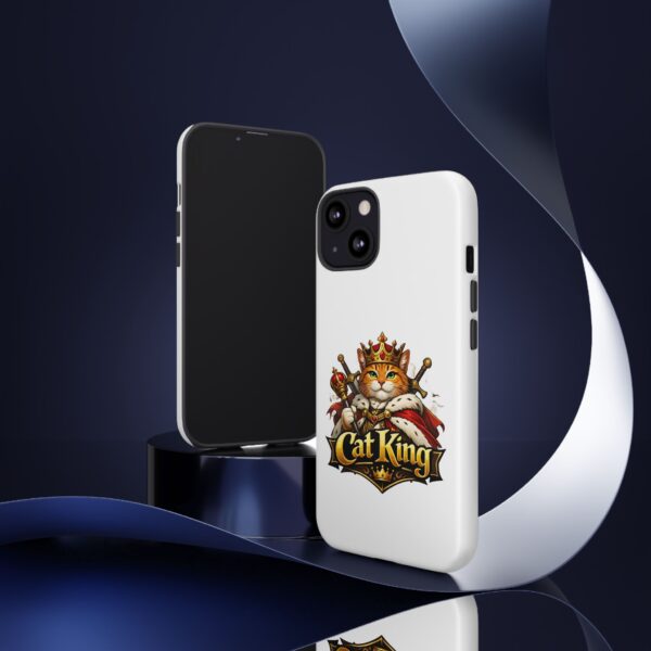 6772947142703338448_2048.jpeg Cat King Phone Case — Regal Cat Protective Cover ("Cat King" Design)