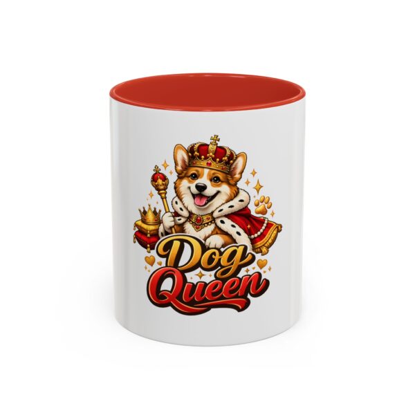 7046480041181381192_2048.jpeg Dog Queen Coffee Mug — Crowned Corgi Gift for Dog Lovers (11oz/15oz)