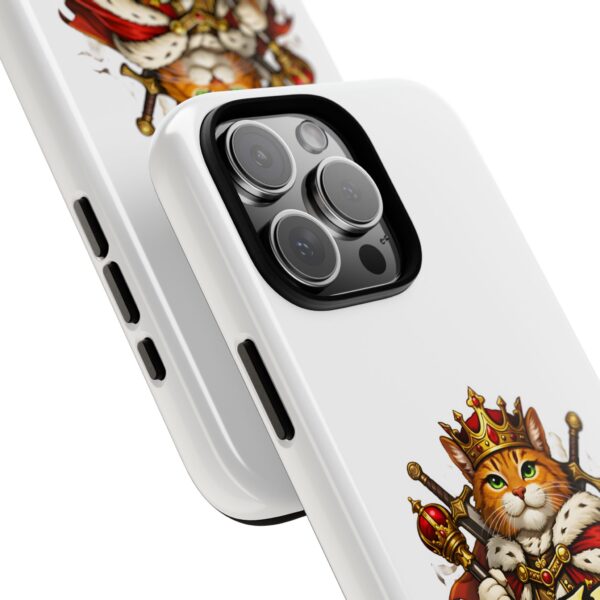 7049059210996577483_2048.jpeg Cat King Phone Case — Regal Cat Protective Cover ("Cat King" Design)