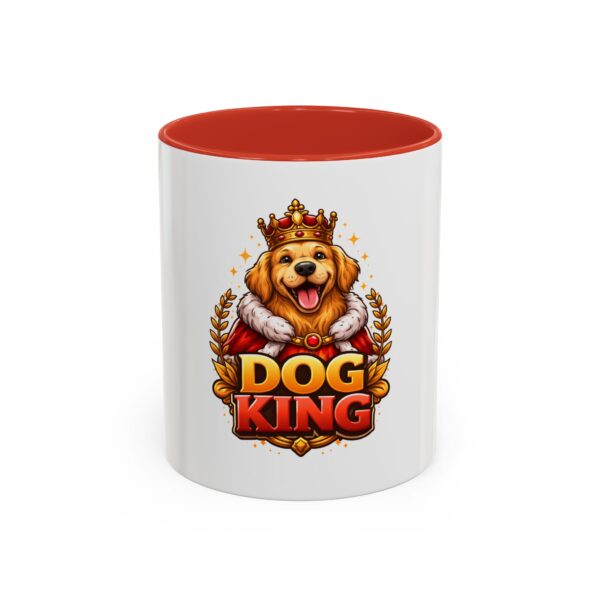 7204729283056577671_2048.jpeg Dog King Coffee Mug — Crowned Golden Retriever Design (11/15 oz)