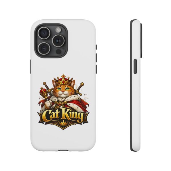 7616121614243645430_2048.jpeg Cat King Phone Case — Regal Cat Protective Cover ("Cat King" Design)