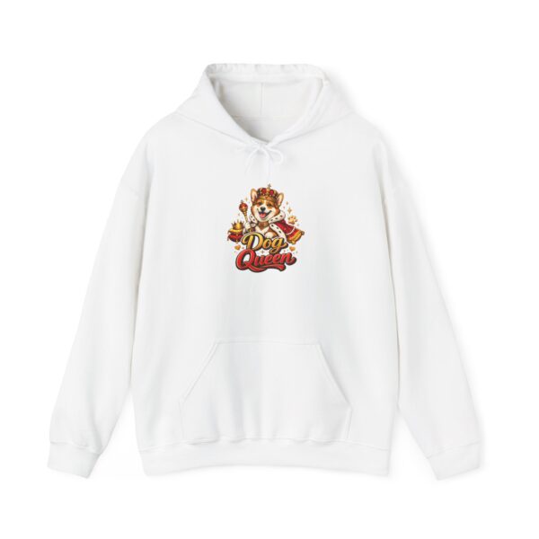 8322794005984758825_2048.jpeg Hoodie — "Dog Queen" Cute Crowned Pup Graphic Hoodie for Dog Lovers