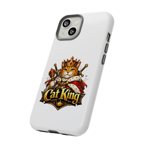 9438003745794055440_2048.jpeg Cat King Phone Case — Regal Cat Protective Cover ("Cat King" Design)