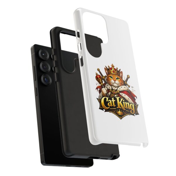 9844122333663704242_2048.jpeg Cat King Phone Case — Regal Cat Protective Cover ("Cat King" Design)